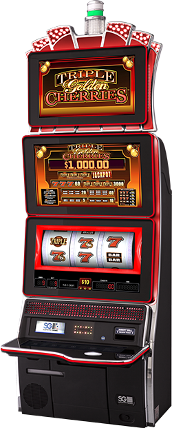 Triple Golden Cherries Cabinet